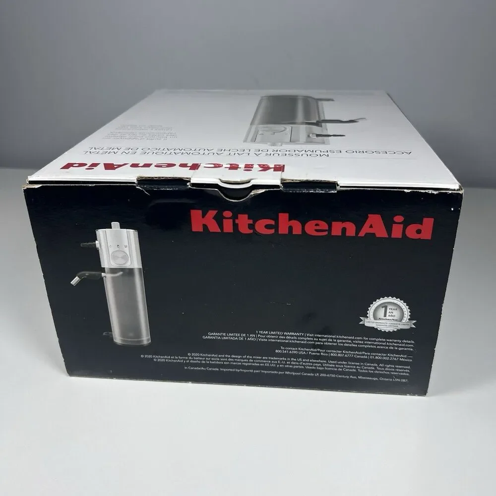 KitchenAid KESMK5SX Metal Automatic Milk Frother Attachment For KES6503 KES6403